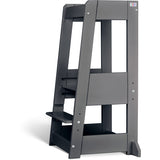 tiSsi® Grey Laquer Felix Læringstårn Massiv Bøk