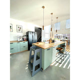 tiSsi® Grey Laquer Felix Læringstårn Massiv Bøk