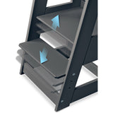 tiSsi® Grey Laquer Felix Læringstårn Massiv Bøk