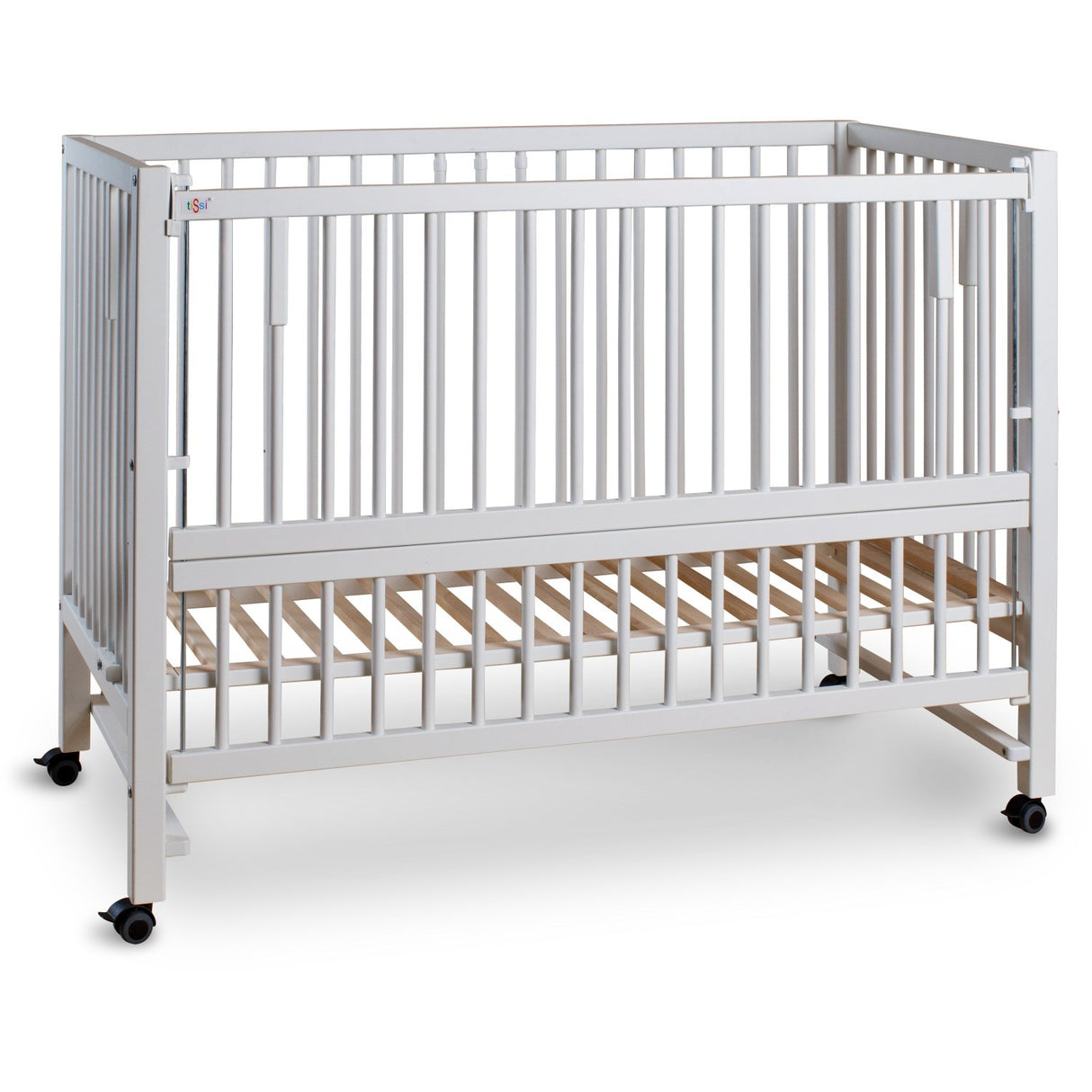 tiSsi® White Laquer Hajo Barneseng Massiv Bøk