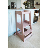 tiSsi® Oriental Rosa Laquer Felix Læringstårn Massiv Bøk