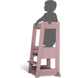 tiSsi® Oriental Rosa Laquer Felix Læringstårn Massiv Bøk