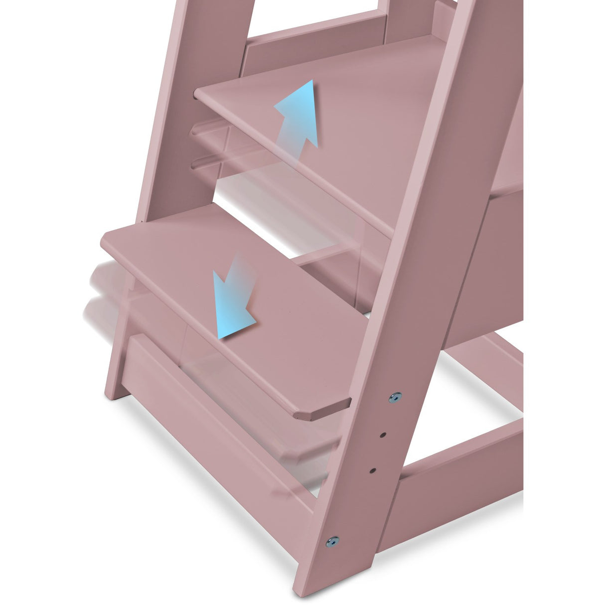 tiSsi® Oriental Rosa Laquer Felix Læringstårn Massiv Bøk