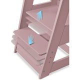 tiSsi® Oriental Rosa Laquer Felix Læringstårn Massiv Bøk