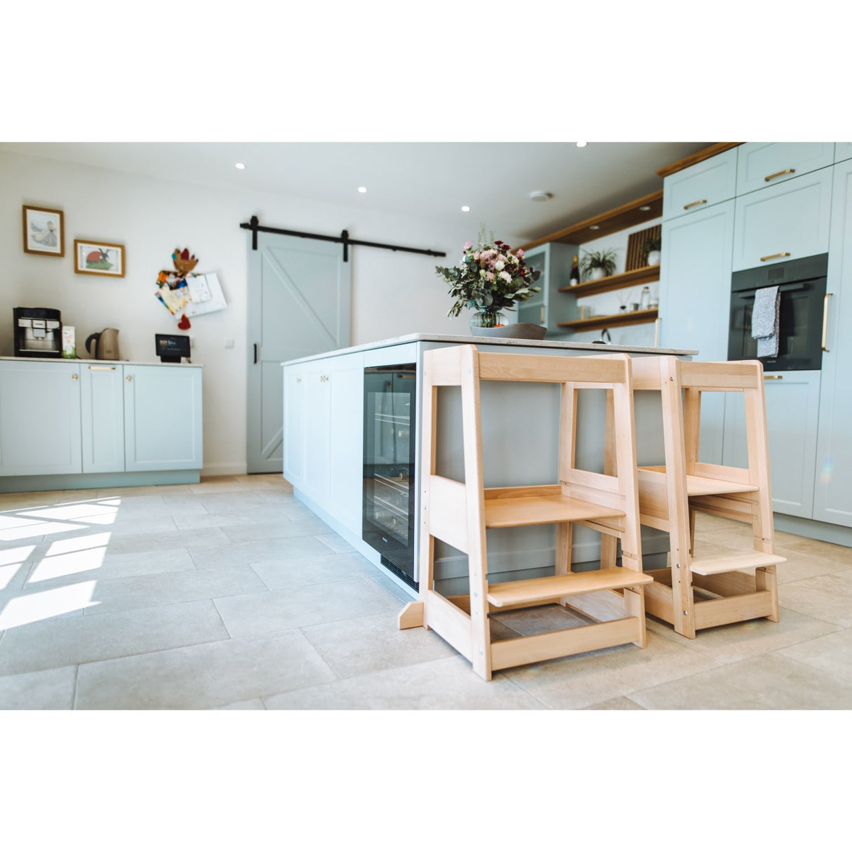 tiSsi® Nature Felix Tvillinge Læringstårn Massiv Bøk