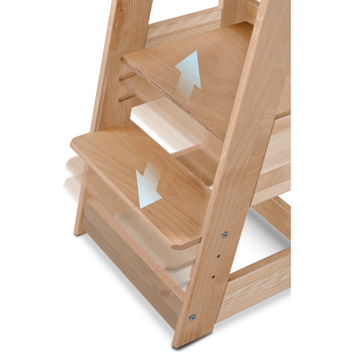 tiSsi® Nature Felix Tvillinge Læringstårn Massiv Bøk