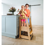 tiSsi® Nature Felix Tvillinge Læringstårn Massiv Bøk