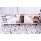 tiSsi® White Laquer Jori Sammenklappelig Seng Massiv Bøk