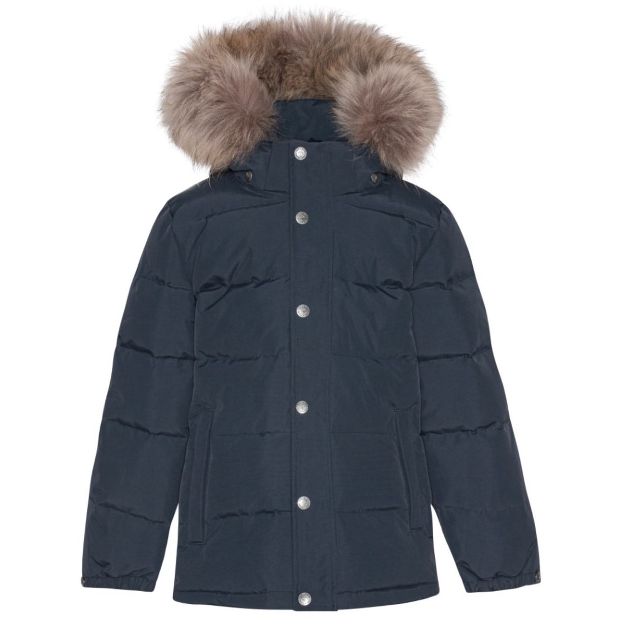 Ver De Terre 600 Navy Down Jakke W/Fur