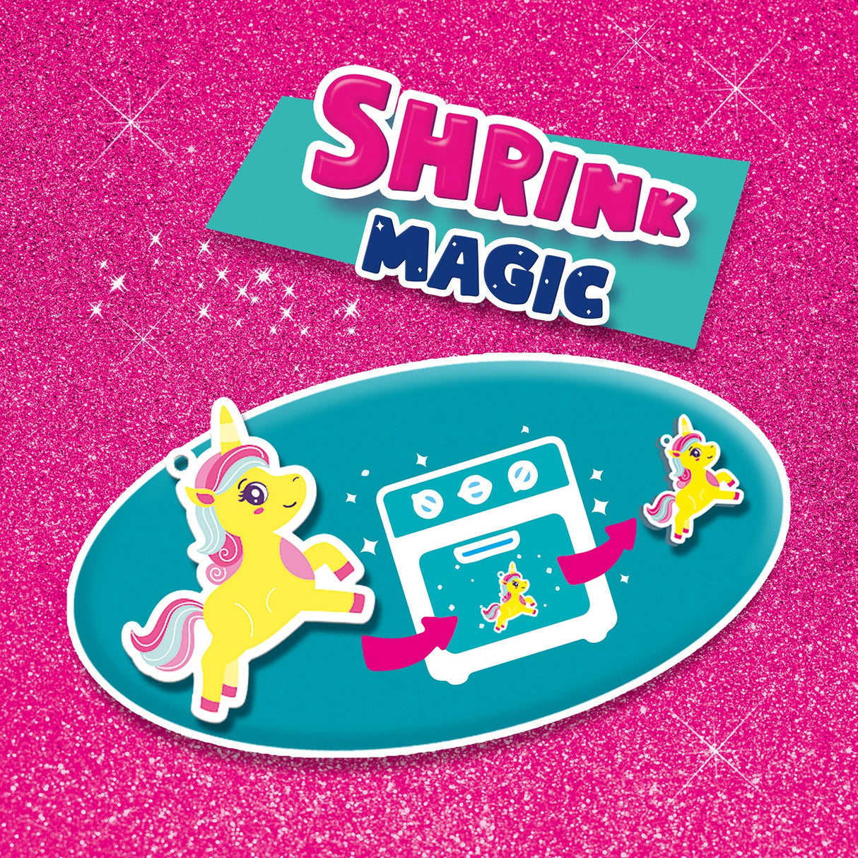 SES Creative Krympe Plast Enhjørning Armbånd