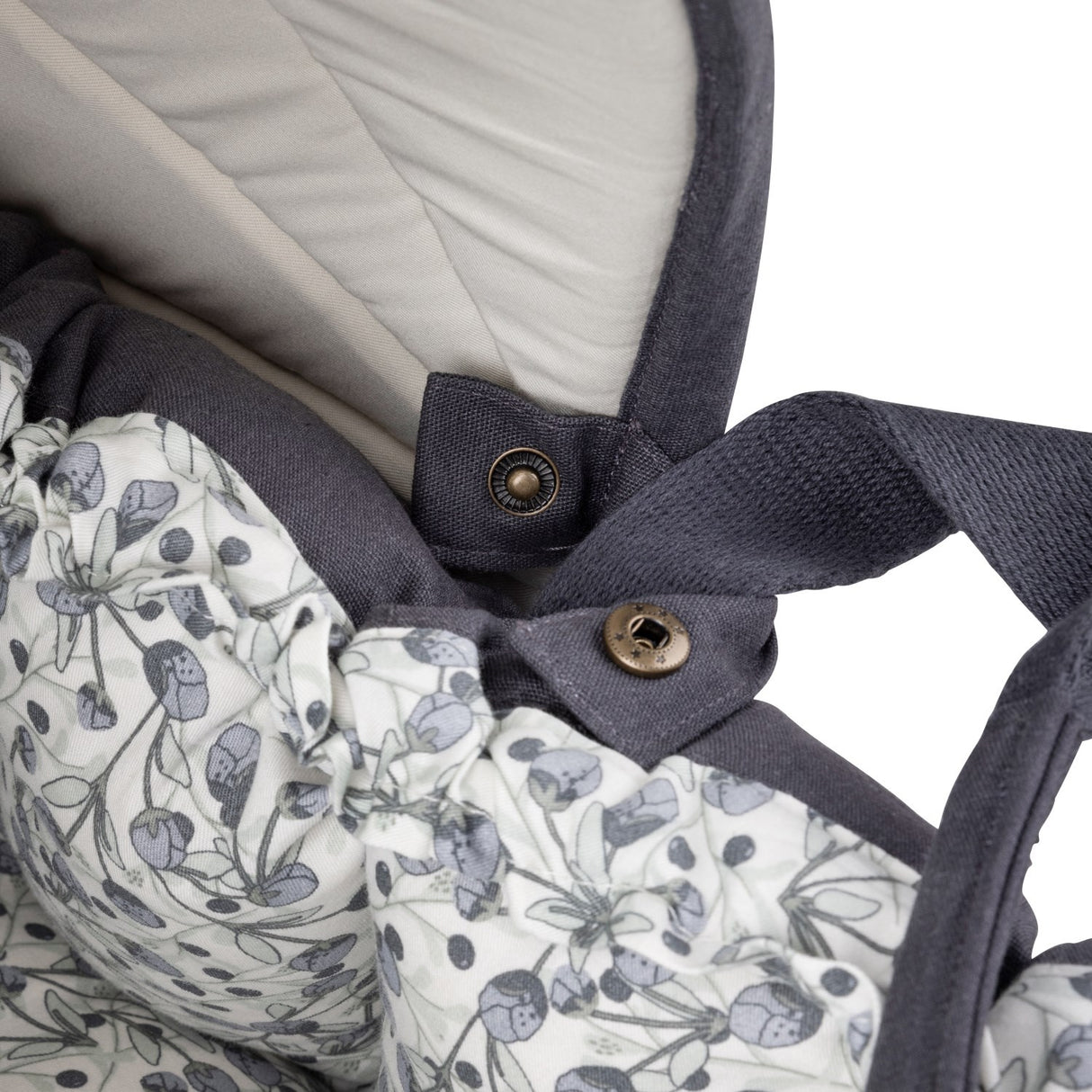 Sebra Blue Olive Hette For 3-In-1 Baby Nest