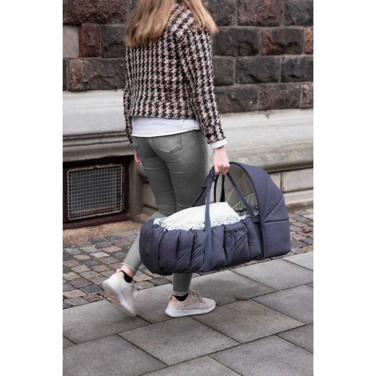 Sebra Blue Olive Hette For 3-In-1 Baby Nest