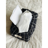 Lalaby Wet Wipe Cover Blue Check