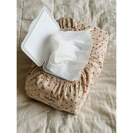 Lalaby Wet Wipe Cover Red Dot