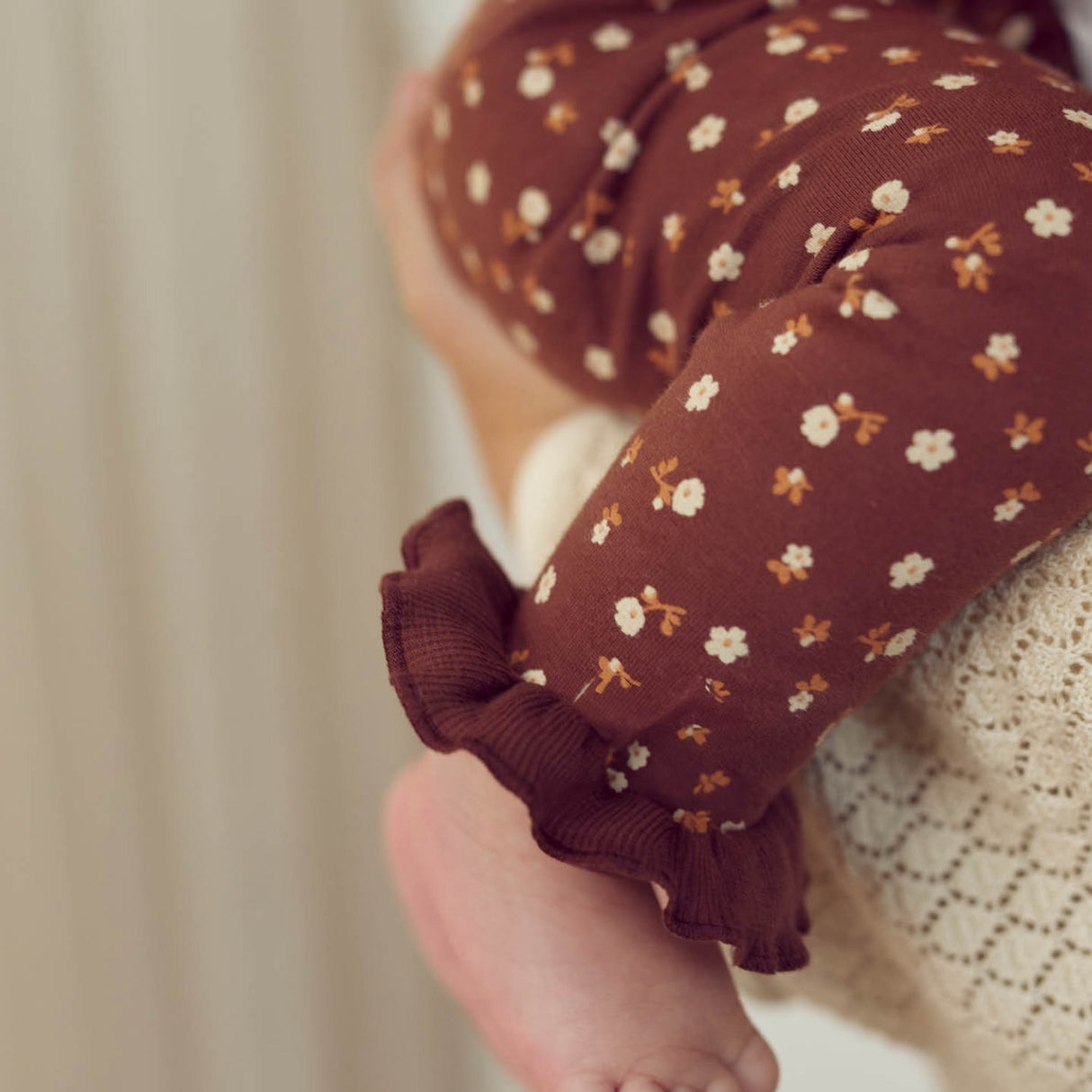 Müsli Root/ Oak/ Clay Cedar Frill Bukser Baby