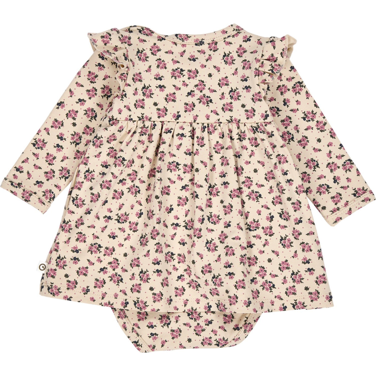 Müsli Oak/ Nostalgia Rose/ Deep Green Zinna L/S Kjole Body