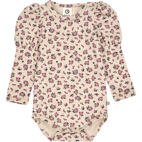 Müsli Oak/ Nostalgia Rose/ Deep Green Zinna Puff L/S Body