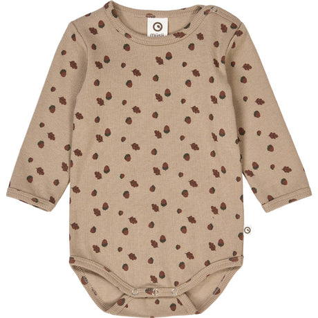 Müsli Beige/ Root/ Deep Green Acorn L/S Body