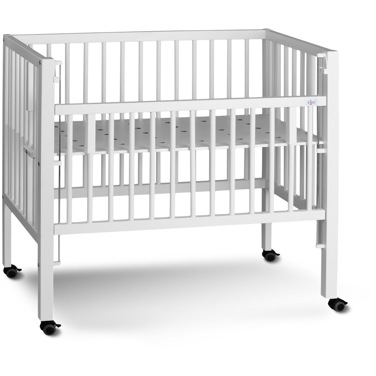 tiSsi® White Laquer Maxi Barneseng Massiv Bøk