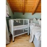 tiSsi® White Laquer Maxi Barneseng Massiv Bøk