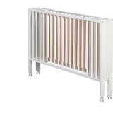 tiSsi® White Laquer Jori Sammenklappelig Seng Massiv Bøk