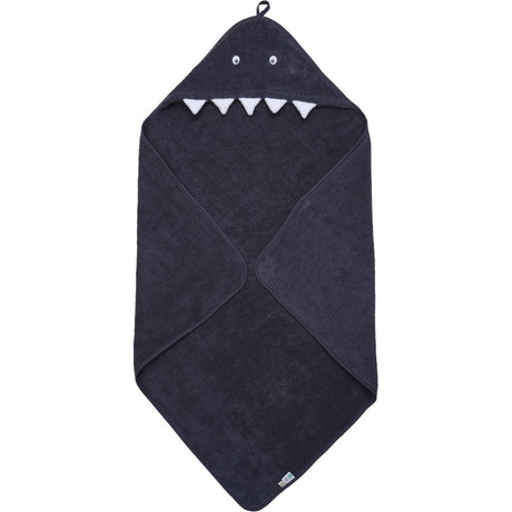 Pippi Odyssey Gray Hooded Baby Håndkle