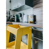 tiSsi® Sun Yellow Laquer Felix Læringstårn Massiv Bøk