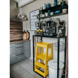 tiSsi® Sun Yellow Laquer Felix Læringstårn Massiv Bøk