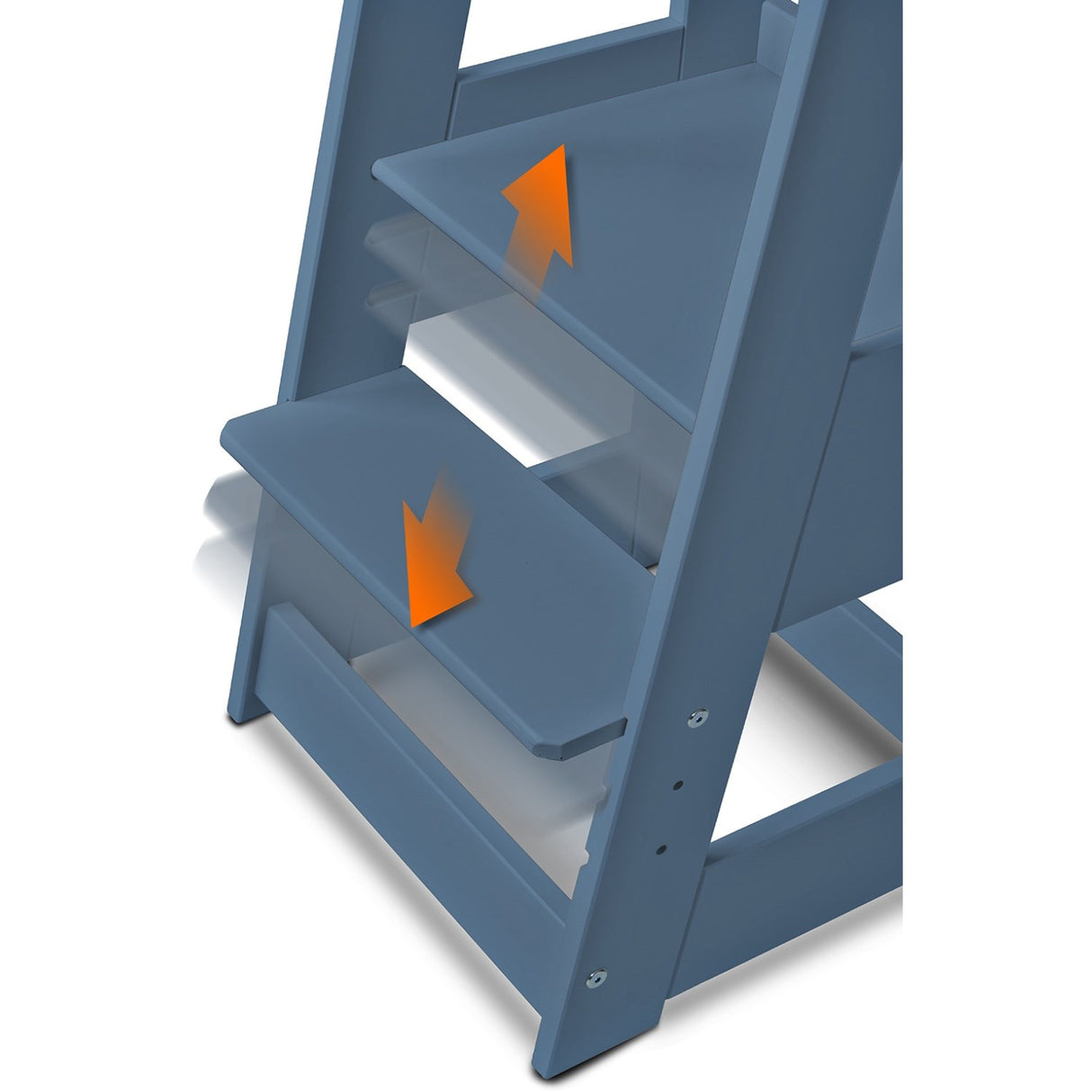 tiSsi® Dove Blue Laquer Felix Læringstårn Massiv Bøk