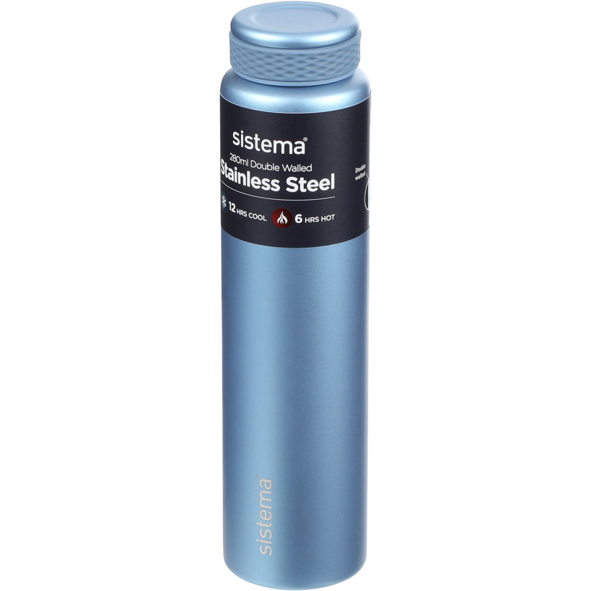 Sistema Peace Blue Stainless Steel Drikkeboks 280 Ml