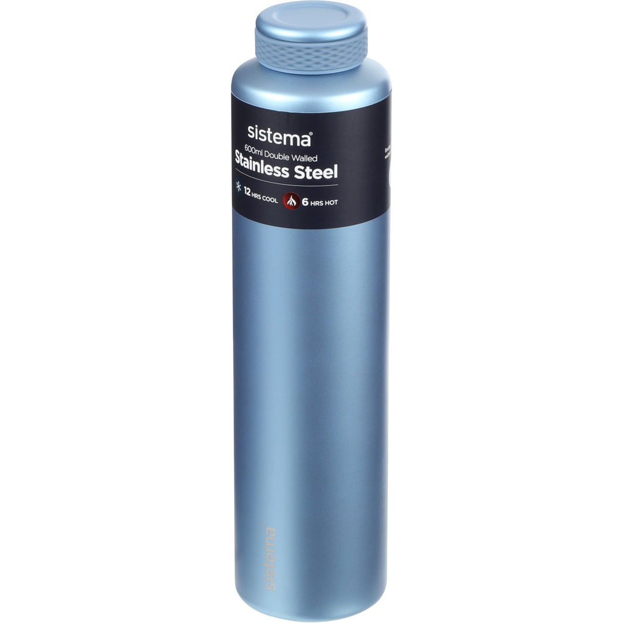 Sistema Peace Blue Stainless Steel Drikkeboks 600 Ml