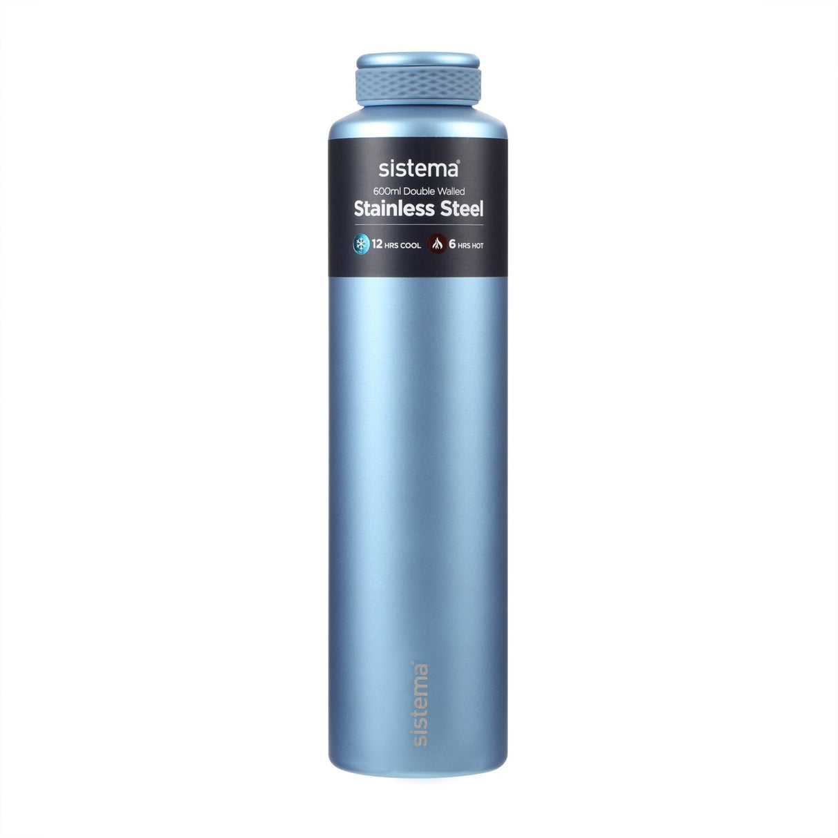 Sistema Peace Blue Stainless Steel Drikkeboks 600 Ml