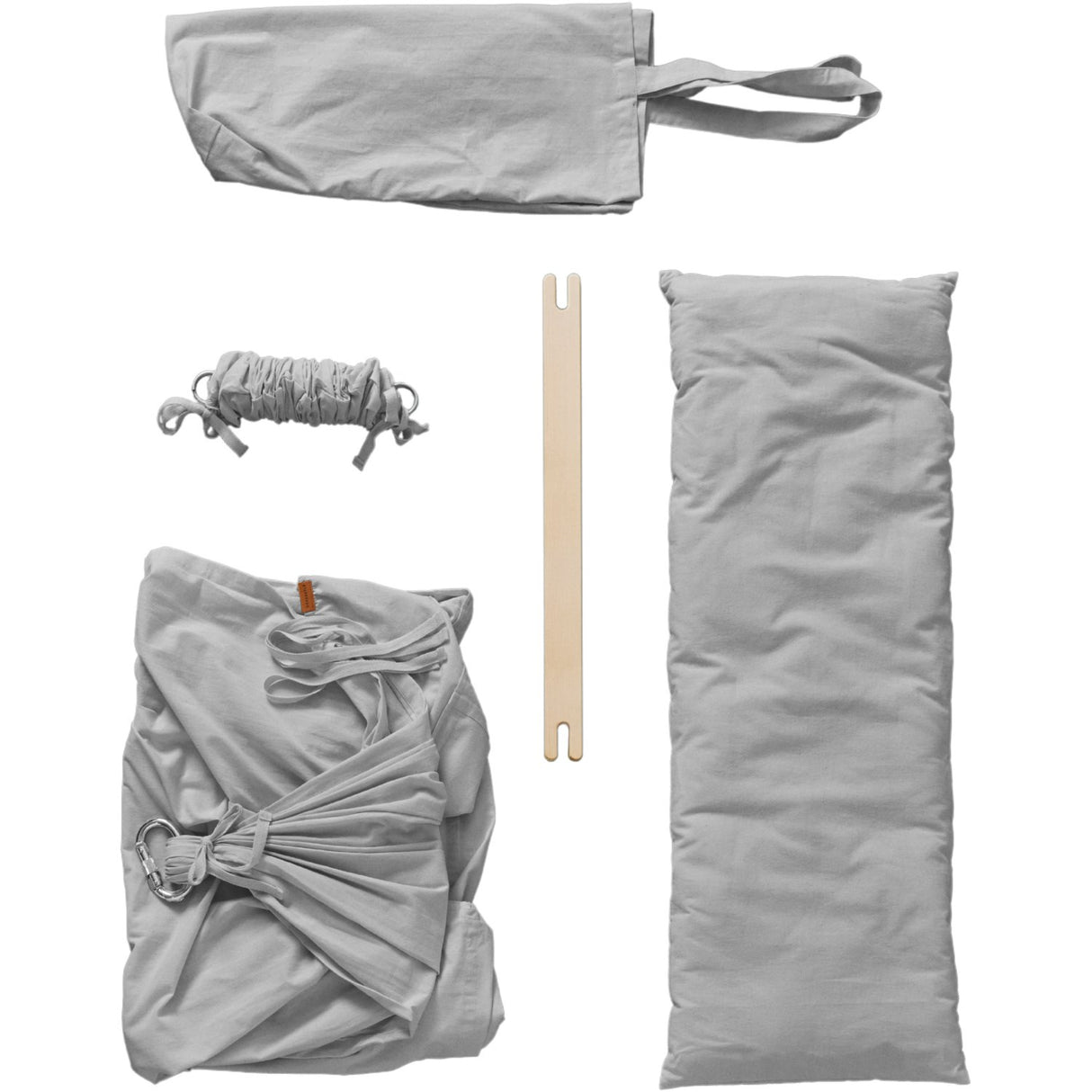 MEMBANTU Grey Organic Baby Hammock Basic