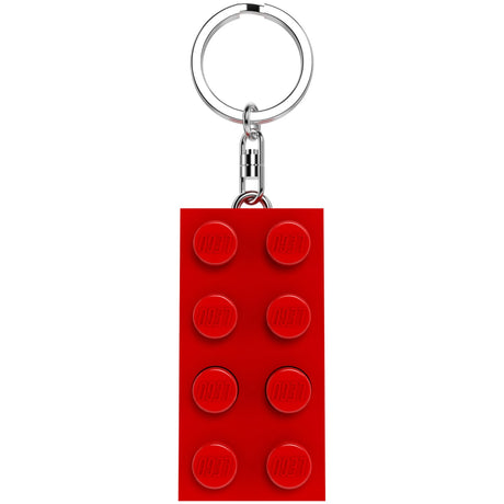 Euromic Lego® Minifigurines™ Keychain Light 2X4 Brick Red