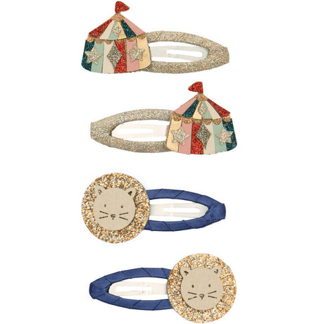 Mimi & Lula 4 Hårspenner - Lion Circus