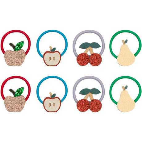 Mimi & Lula 8 Hårelastikker - Mini Fruity Mushroom Village