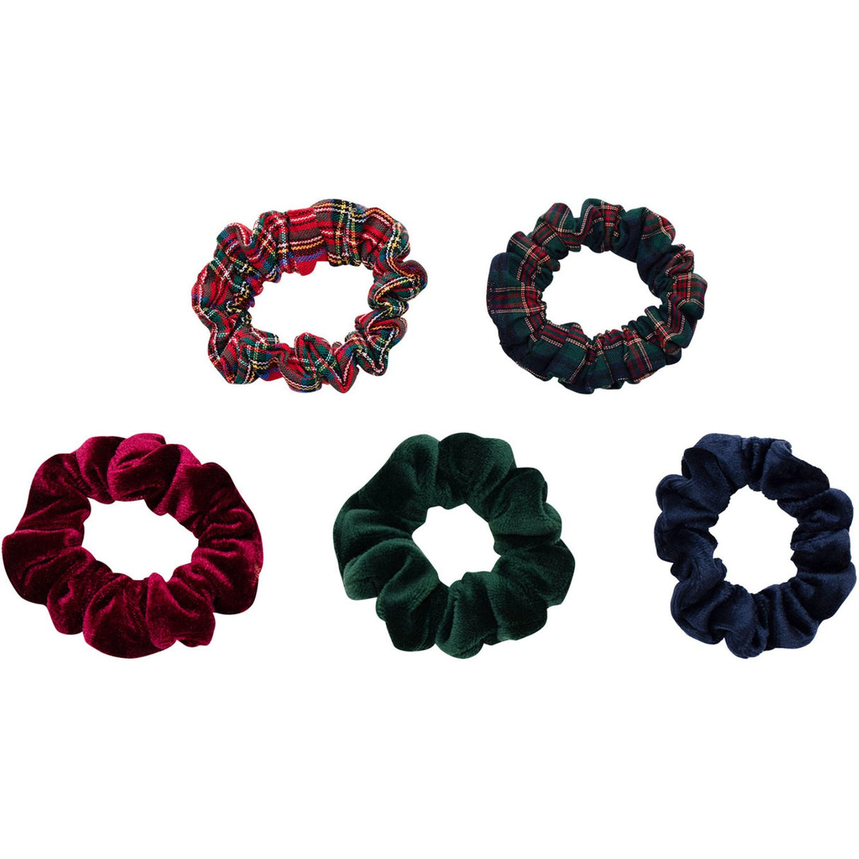 Mimi & Lula 5 Scrunchies Hårelastikker - Mixed Pony Pals