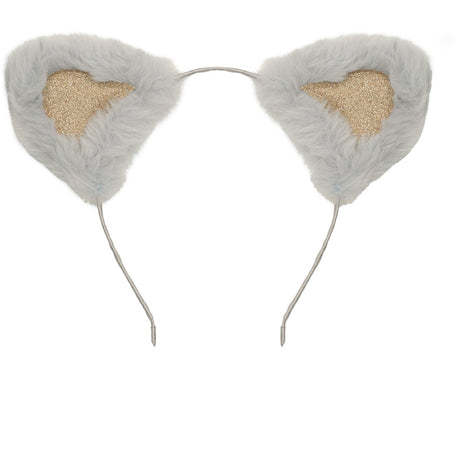 Mimi & Lula Hårbøjle - Grey Furry Kitty Ears