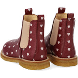 Angulus Berry Hearts/Rose Elastisk Chelsea Trykt Støvel