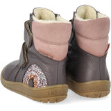 Angulus Lavendel/Faded Rose TEX Støvel med glitrende Glitter Regnbue