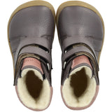 Angulus Lavendel/Faded Rose TEX Støvel med glitrende Glitter Regnbue