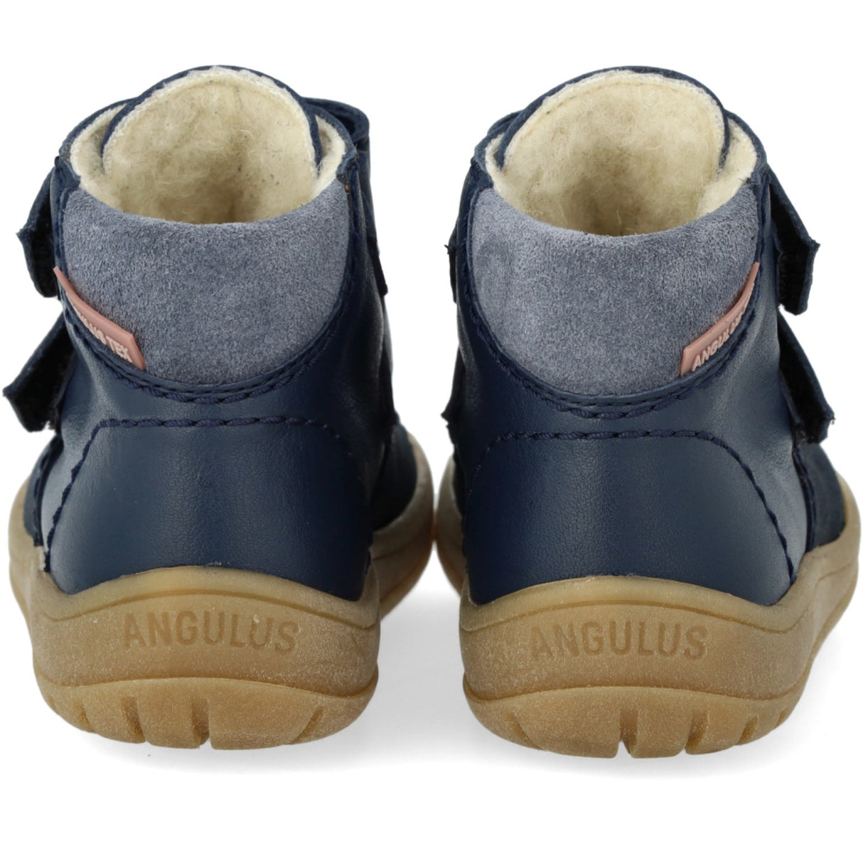 Angulus Navy/Tan/Blue Fog TEX-støvel for nybegynnere med kontrastsømmer