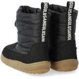 Angulus Svart/Svart Lett og fleksibel TEX vinterstøvel i nylon