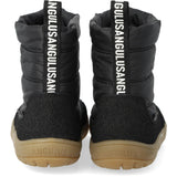 Angulus Svart/Svart Lett og fleksibel TEX vinterstøvel i nylon