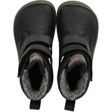 Angulus Svart/Mørkegrå TEX-støvel i nylon med slitesterke skinndetaljer