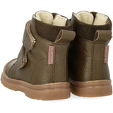 Angulus Dark Olive/Forrest TEX-støvel for nybegynnere med mykt merinoullfôr