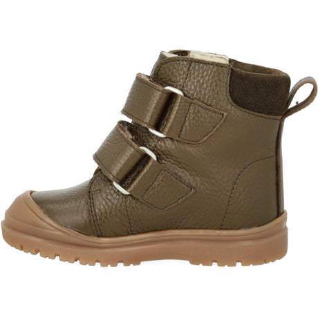 Angulus Dark Olive/Forrest TEX-støvel for nybegynnere med mykt merinoullfôr