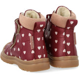 Angulus Berry Hearts/Rosebud Begynner TEX-støvle Med Print Og Merino Uldfoer