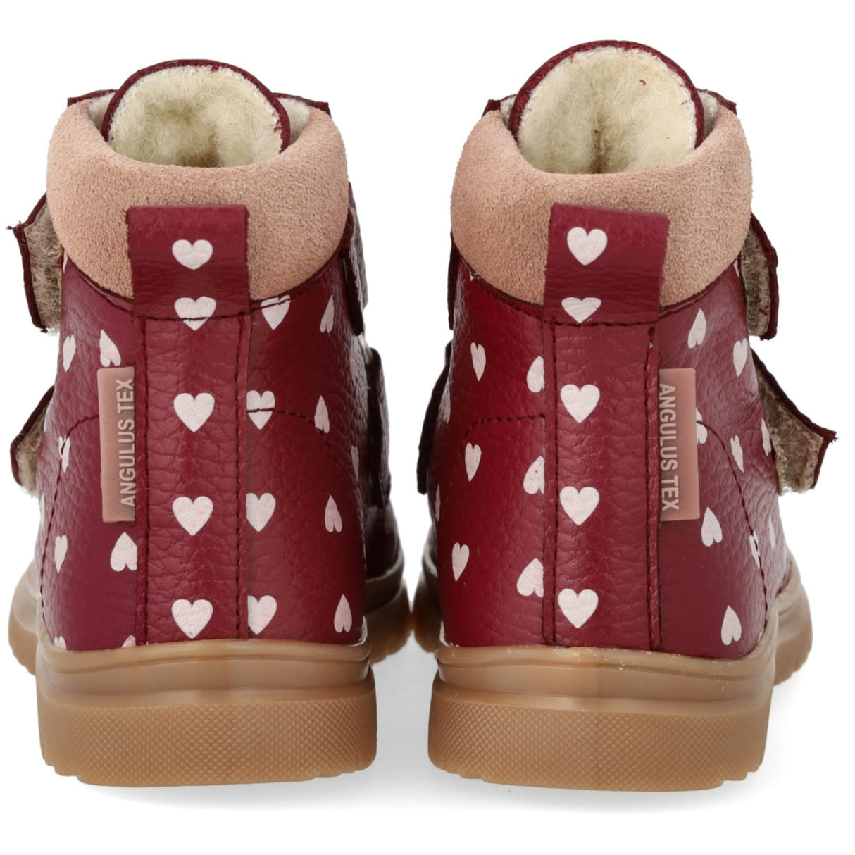 Angulus Berry Hearts/Rosebud Begynner TEX-støvle Med Print Og Merino Uldfoer