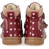 Angulus Berry Hearts/Rosebud Begynner TEX-støvle Med Print Og Merino Uldfoer